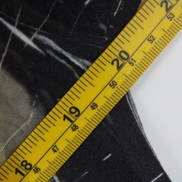 Vintage Marvel Shirt Men Black & Tan Short Sleeve Punisher All Over Print Logo M - Picture 7 of 8